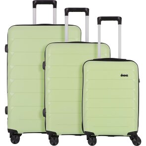 d&n Travel Line 4100 4 ruedas Juego de maletas 3 piezas