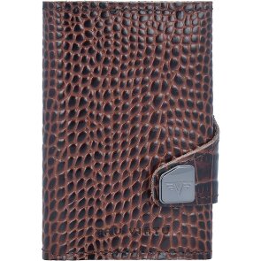 Tru Virtu Funda para tarjetas de crédito Click & Slide Cartera de piel RFID 6,5 cm