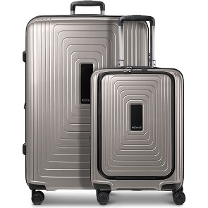Redolz Juego de maletas Essentials 14 de 4 ruedas Compartimento para portátil de 2 piezas con pliegue extensible