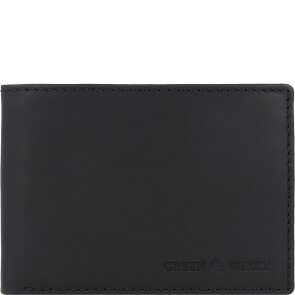 Greenburry Pure Black Cartera Protección RFID Piel 12.5 cm