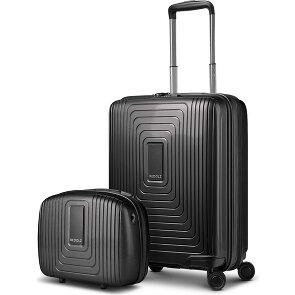 Redolz Juego de maletas Essentials 14 2 pzs. trolley de cabina con plegado extensible y neceser