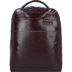 Piquadro Blue Square Revamp Mochila de negocios Piel natural 37 cm Compartimento para laptop
