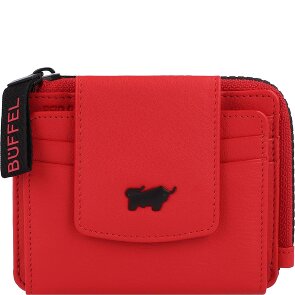 Braun Büffel Capri Estuche para tarjetas de crédito Protección RFID Piel 11 cm