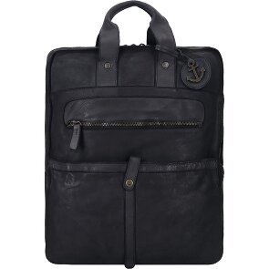 Harbour 2nd Mochila Cool Casual Jonas de cuero con compartimento para el portátil de 42,5 cm