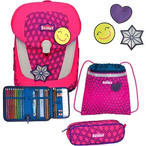 Scout Sunny II Neon Safety Juego de mochilas escolares 4 piezas