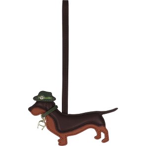 AIGNER Bolsa de moda etiqueta de cuero 12 cm