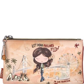 Anekke Peace & Love Cartera Protección RFID 17.5 cm