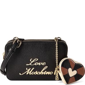 Love Moschino Heart Charm Bolsa de hombro Piel 20 cm
