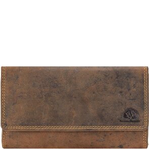 Greenburry Vintage Camarero Bolsa Cartera Cuero 18 cm