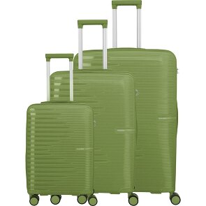 Travelite Pacific 4 ruedas Juego de maletas 3 piezas