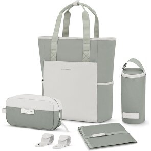 Kapten & Son Set de bolso cambiador Lindby 4 pzs. compartimento para portátil