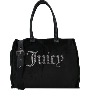 Juicy Couture Iris Velvet Rhinestones Bolsa de compras 33 cm