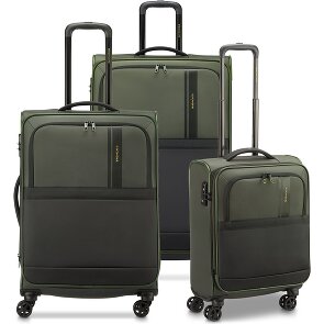 Roncato Metropolitan 4 ruedas Juego de maletas 3 piezas con pliegue de expansión