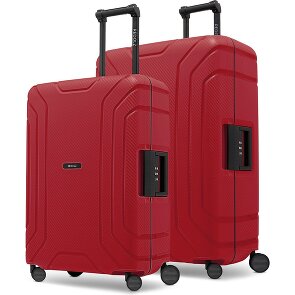Redolz Essentials 15 Juego de maletas de 4 ruedas 2 piezas con cierre de tres puntos