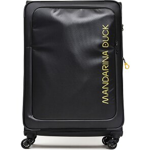 Mandarina Duck Eco Coated 4 ruedas Trolley XL 83 cm Con fuelle expandible