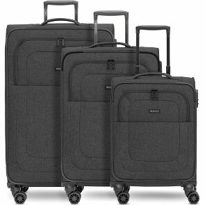 Redolz Essentials 12 THREE SET Juego de maletas de 4 ruedas, 3 piezas, con pliegue extensible