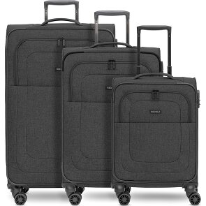 Redolz Essentials 12 THREE SET 4 ruedas Juego de maletas 3 piezas con pliegue de expansión