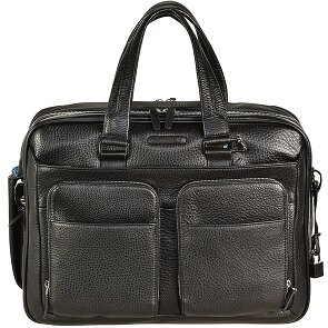 Piquadro Maletín Mode de cuero de 41 cm con compartimento para el portátil