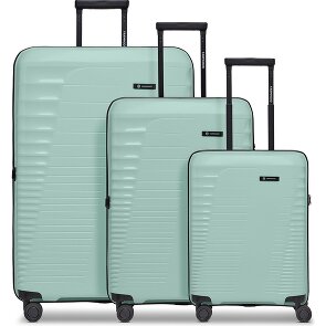 Farmhood Eco Edition 4 ruedas Juego de maletas 3 piezas con pliegue de expansión