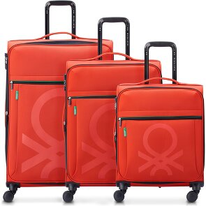 Delsey Paris x United Colors of Benetton Colour Block Juego de maletas de 4 ruedas 3 pcs.
