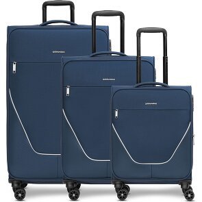 Stratic taska juego de maletas de 4 ruedas 3 pzs. con plegado extensible