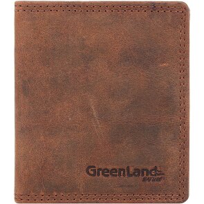 Greenland Nature Estuche para tarjetas de crédito Montenegro de cuero RFID 8,5 cm