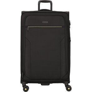 d&n Travel Line 9704 4 ruedas Carrito L 78 cm con pliegue de expansión