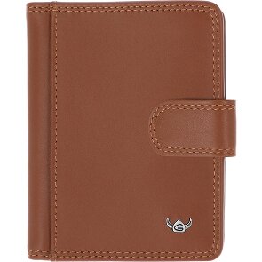 Golden Head Polo Estuche para tarjetas de crédito Bloqueo RFID Piel natural 8 cm