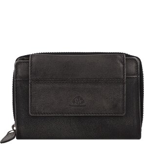 Greenburry Destressed Cartera Protección RFID Piel 13.5 cm