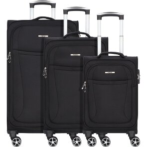 Nowi Edinburgh 4 ruedas Juego de maletas 3 piezas