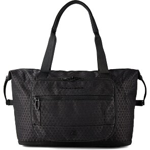 Piquadro Hex Bolsa de hombro 28 cm con pliegue de expansión