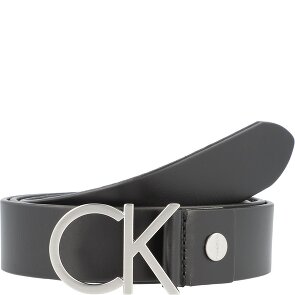 Calvin Klein Cinturón con logotipo CK de cuero