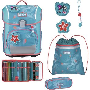 Scout Neo Exklusiv Safety Light Juego de mochilas escolares 5 piezas