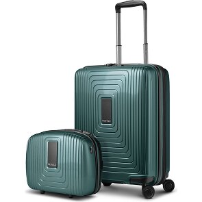 Redolz Juego de maletas Essentials 14 2 pzs. trolley de cabina con plegado extensible y neceser