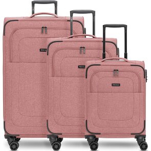Redolz Essentials 12 THREE SET 4 ruedas Juego de maletas 3 piezas con pliegue de expansión