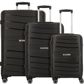 Cocoono Leon 4 ruedas Juego de maletas 3 piezas