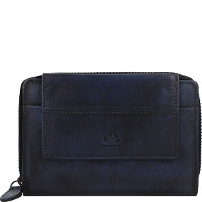 Greenburry Destressed Cartera Protección RFID Piel 13.5 cm