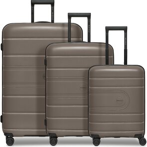 Redolz Essentials 11 4 ruedas Set de maletas 3 piezas Con fuelle expandible