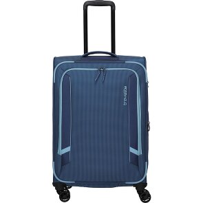 Travelite Corsiica 4 ruedas Carrito M 67 cm con pliegue de expansión