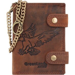 Greenland Nature Billetera Montenegro de cuero RFID 9 cm