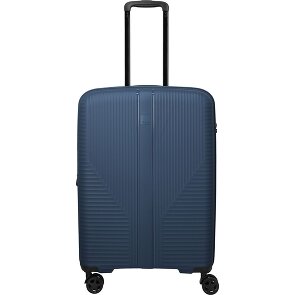 Travelite Air Stripe 4 ruedas Carrito M 66 cm con pliegue de expansión