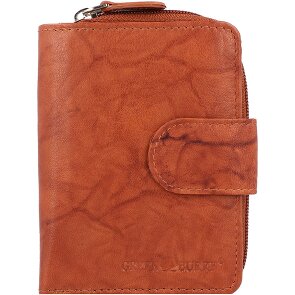 Greenburry Billetera básica de cuero RFID 9 cm