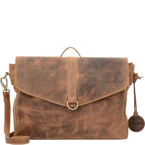 Greenburry Vintage maletín bandolera mochila de cuero 35 cm