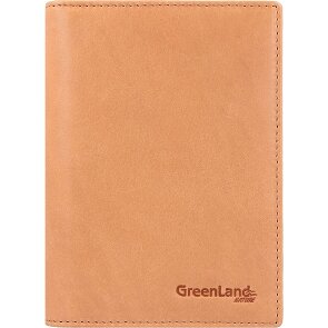 Greenland Nature Funda de color suave para pasaporte de cuero RFID 12 cm