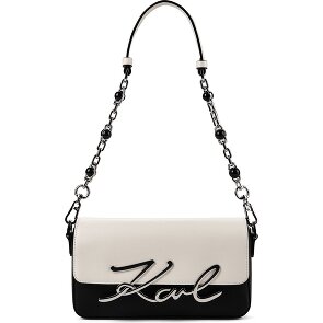 Karl Lagerfeld Signature 2.0 Bolsa de hombro Piel natural 22 cm