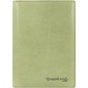 Greenland Nature Funda de color suave para pasaporte de cuero RFID 12 cm