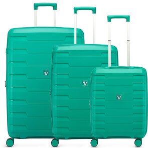 Roncato Skyline 2.0 4 ruedas Juego de maletas 3 piezas con pliegue de expansión