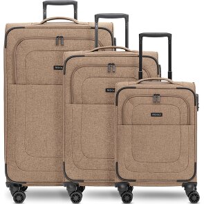 Redolz Essentials 12 THREE SET 4 ruedas Set de maletas 3 piezas Con fuelle expandible