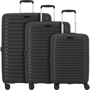 d&n Travel Line 4500 4 ruedas Juego de maletas 3 piezas con pliegue de expansión