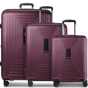 Redolz Essentials 14 4 ruedas Set de maletas 3 piezas Con fuelle expandible